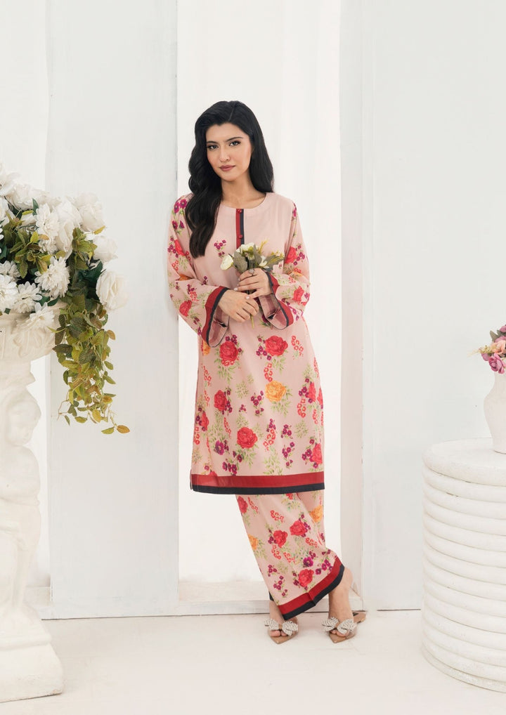2Pc Printed Arabic Silk AML-W25-0048