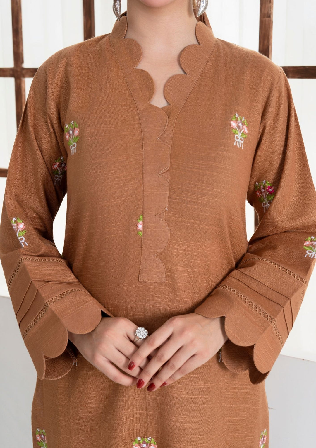 2pc Multi Embroidered Khaddar AML-W25-0009