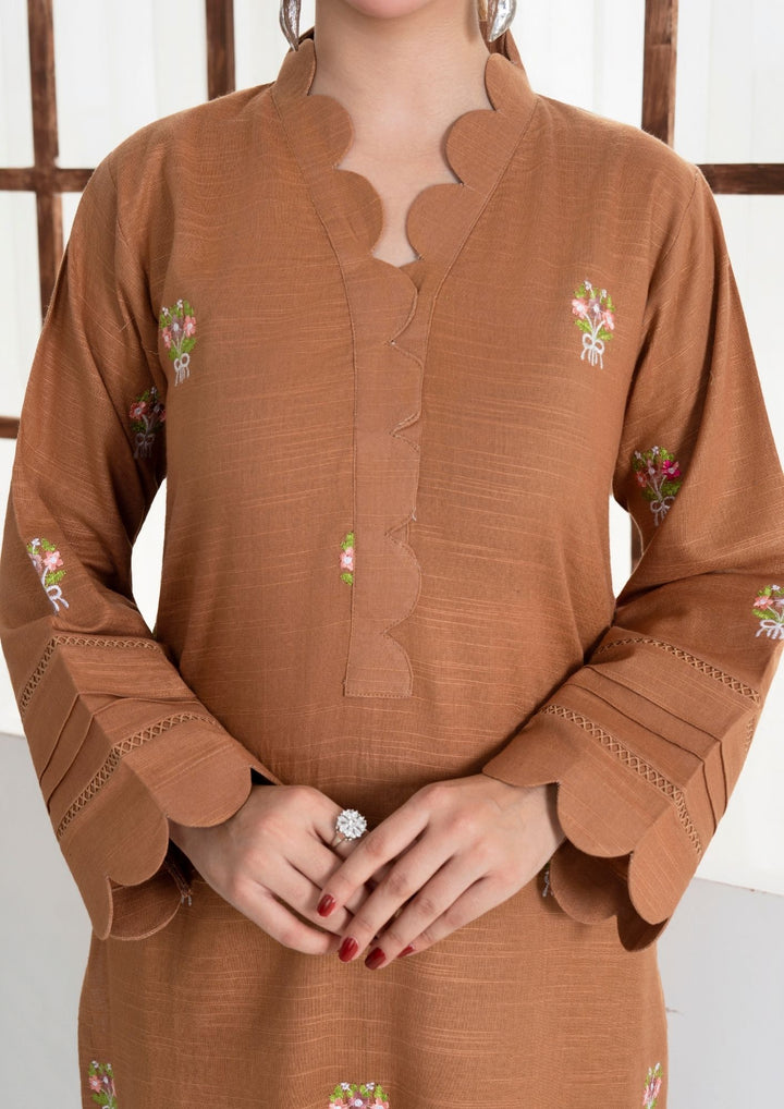 2pc Multi Embroidered Khaddar AML-W25-0009