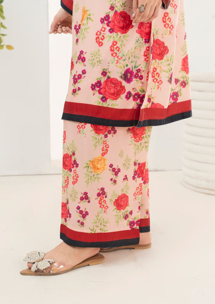 2Pc Printed Arabic Silk AML-W25-0048
