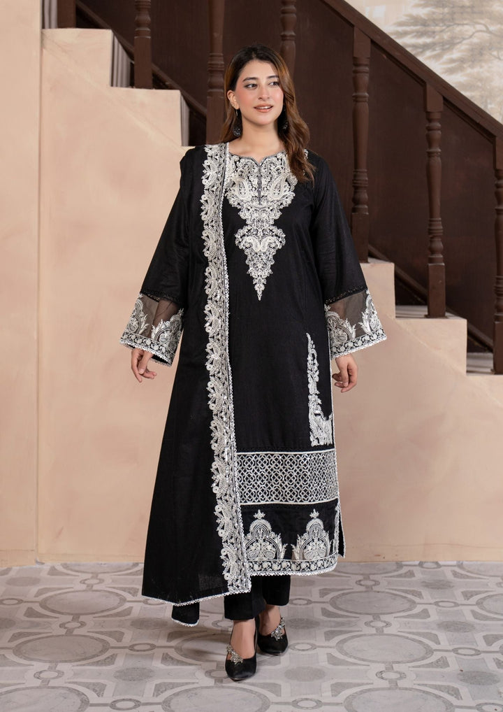 3Pc Embroidered Khaddar AMLT-W26-0009