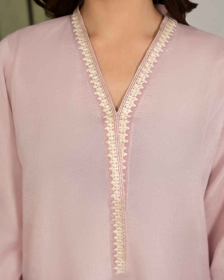 3Pc Embroidered Raw Silk with Farshi Shalwar FATAH-F25-0021