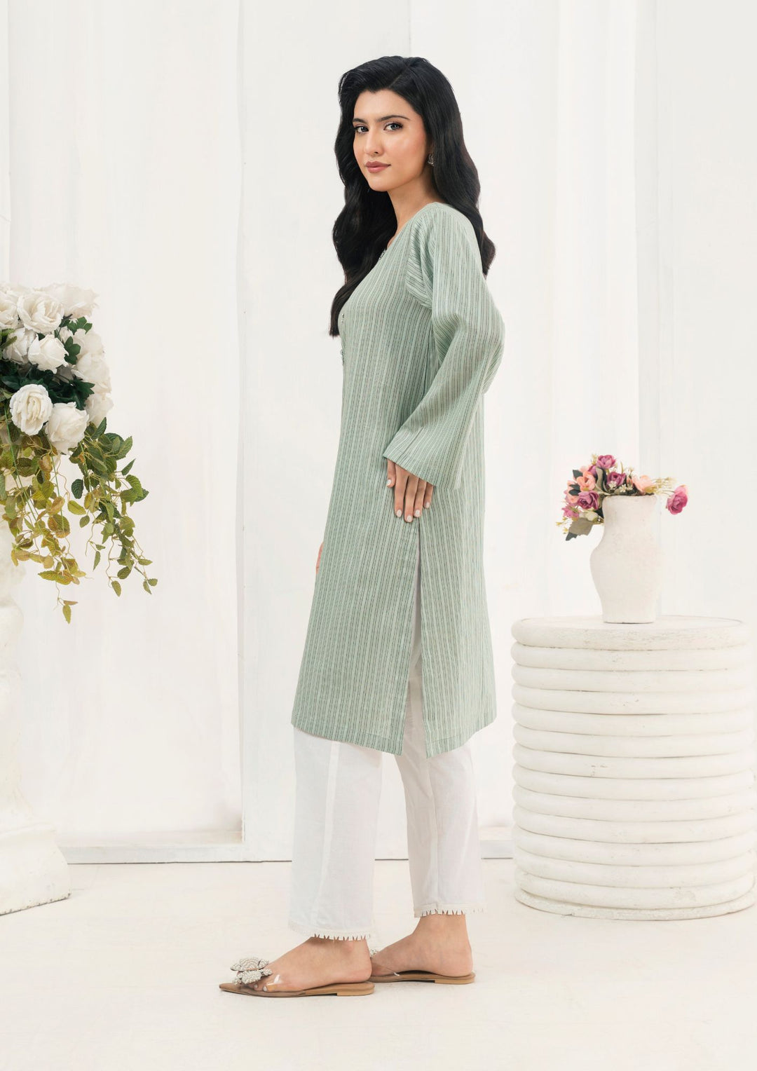 1Pc Bubble Lawn Tunic BUB-B25-0001