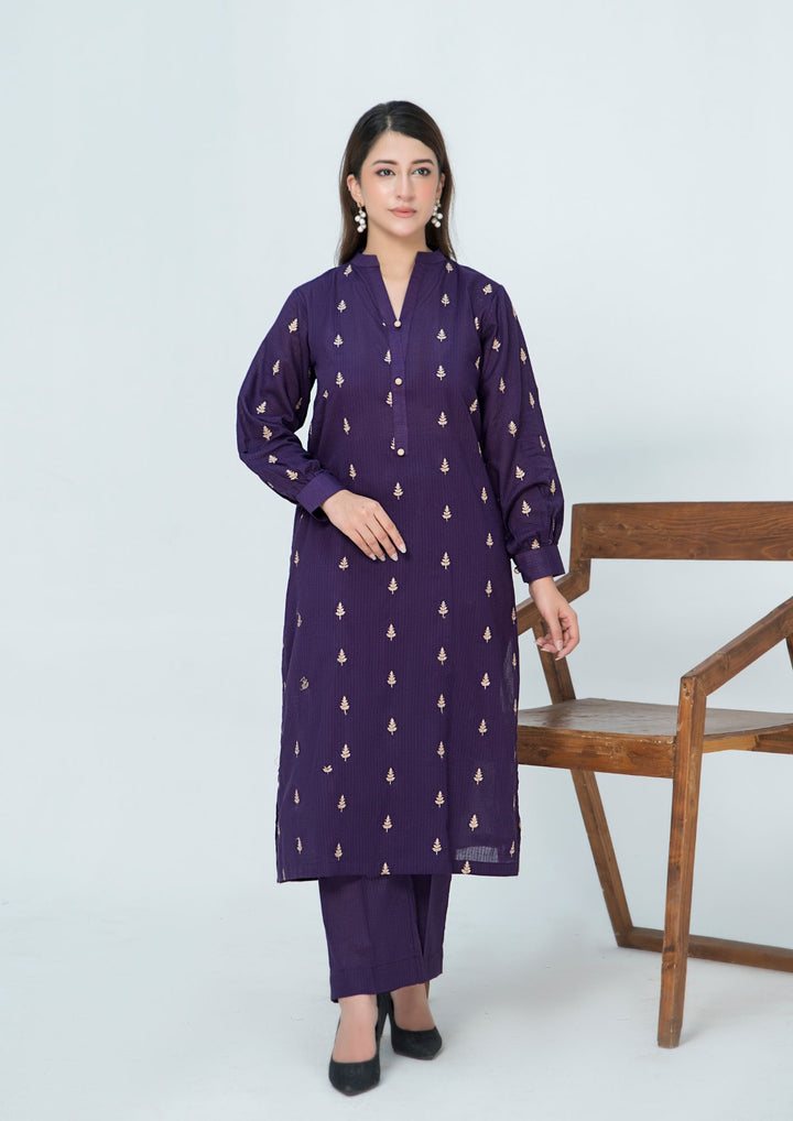 2 Pc Embroidered Lawn Cotton ELD-W25-0012