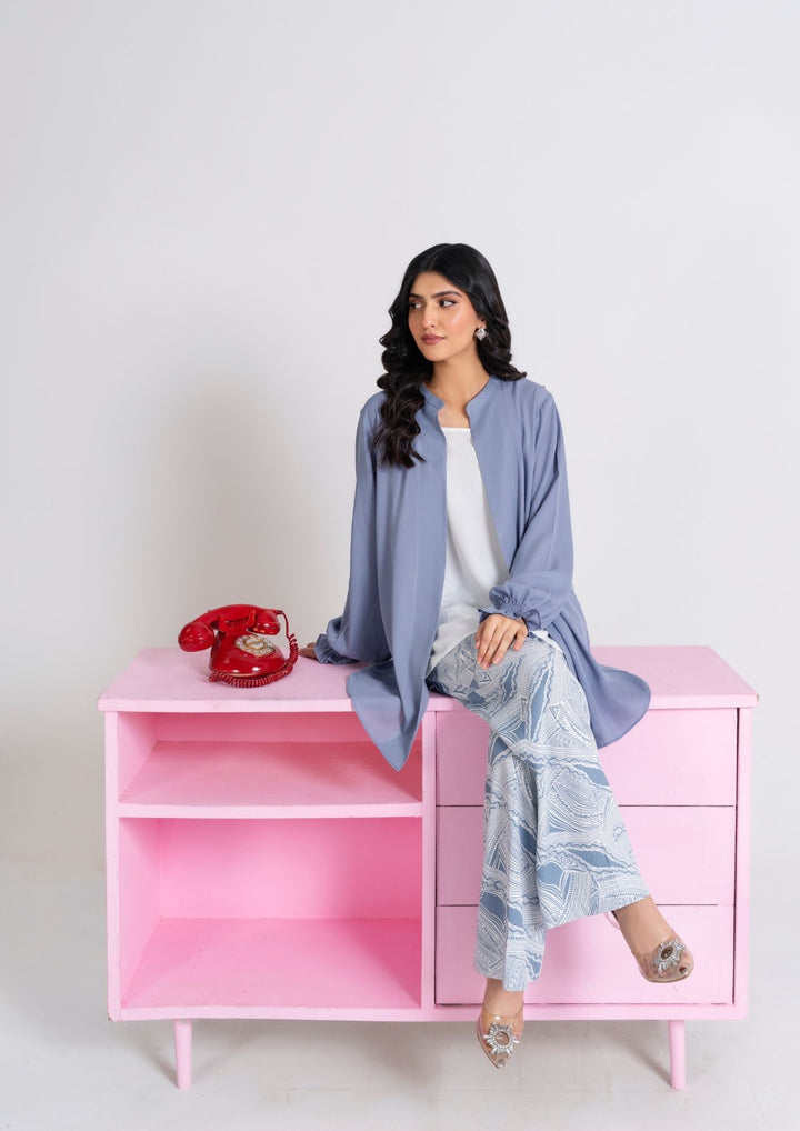 3PC Dyed Georgette Shirt with Digital Print Trouser & Camisole JUPITER-F25-0001