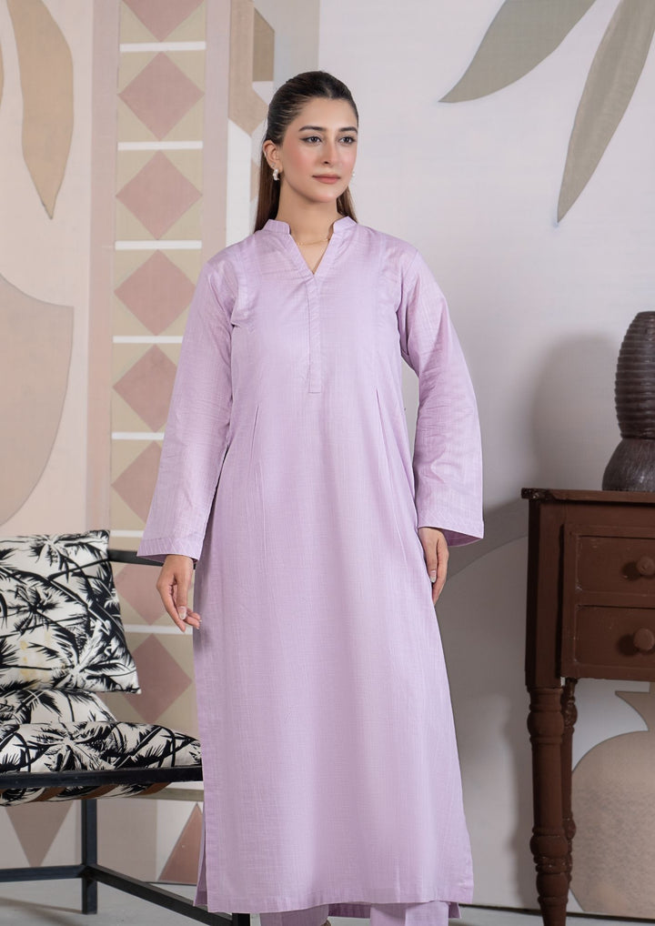 2Pc Cotton Lawn Lilac ROZ-R26-0002