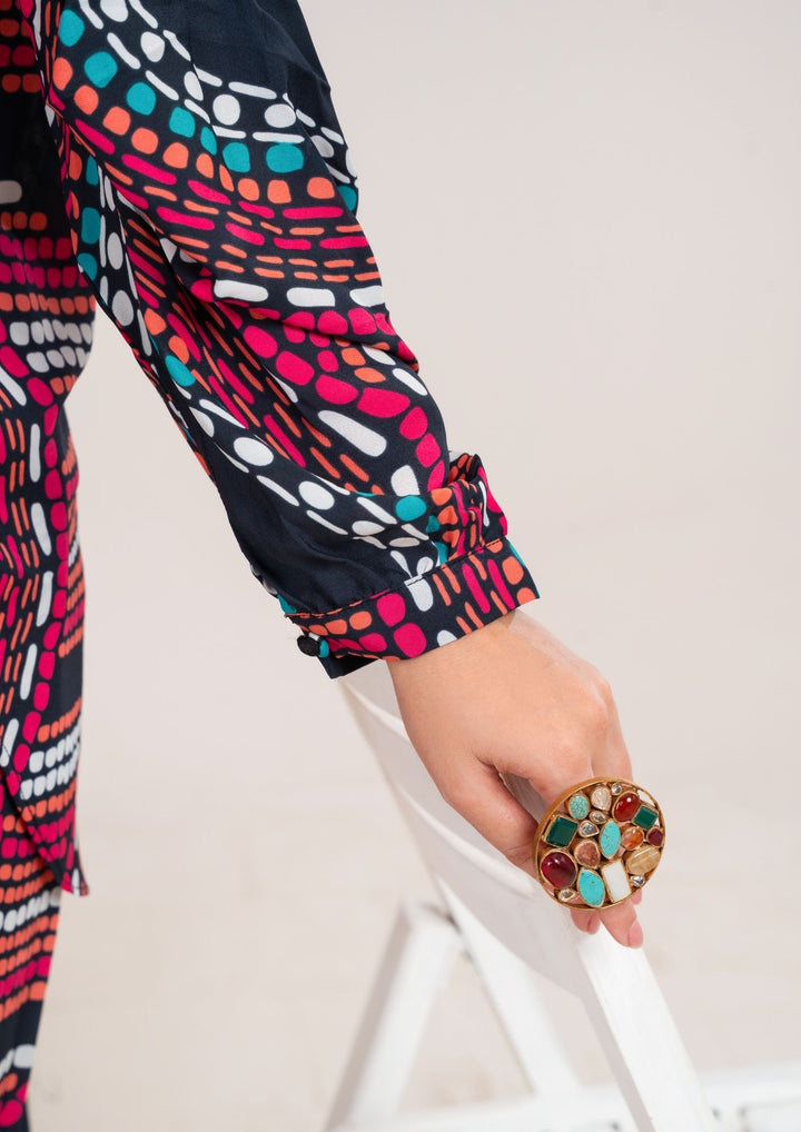 2Pc Digital Print Georgette JUPITER-F25-0032