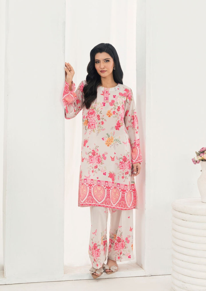 2Pc Printed Arabic Silk AML-W25-0049