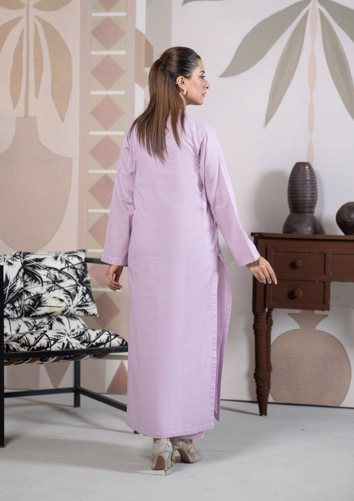 2Pc Cotton Lawn Lilac ROZ-R26-0002