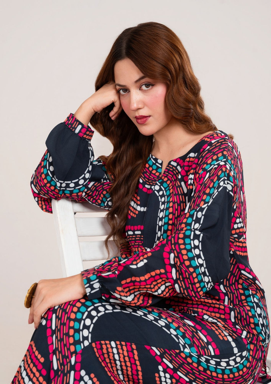 2Pc Digital Print Georgette JUPITER-F25-0032