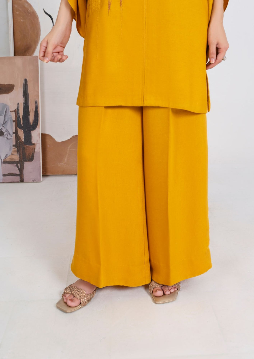 2Pc Embroidered Silk Karandi JUPITER-F25-0020