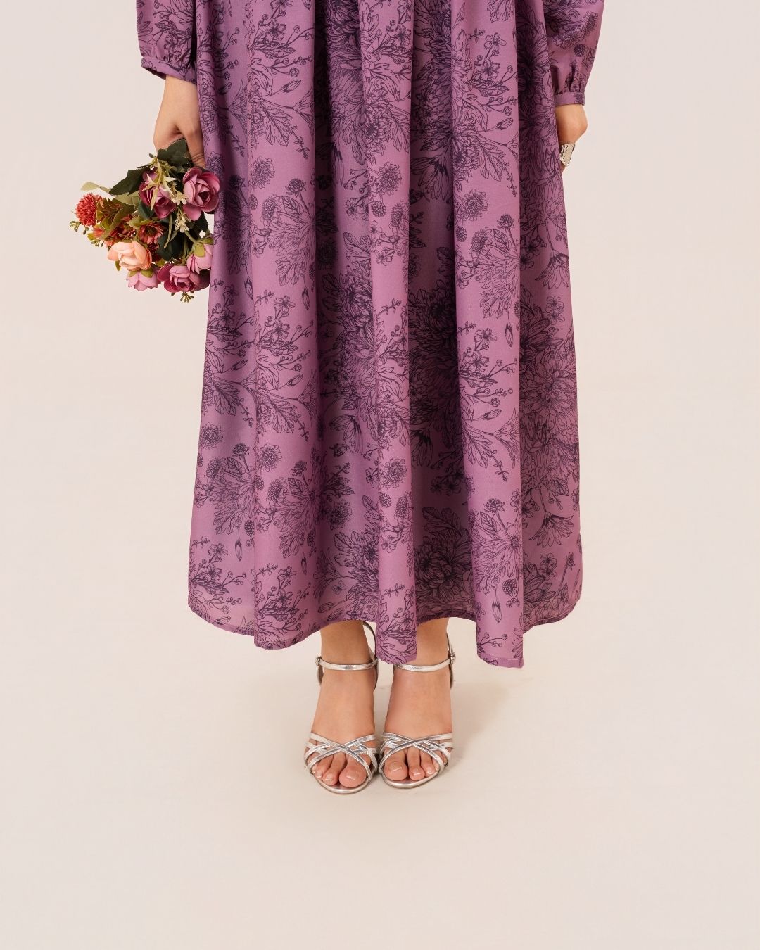 1Pc Digital Print Swiss Silk Long Tunic JUPITER-F25-0043