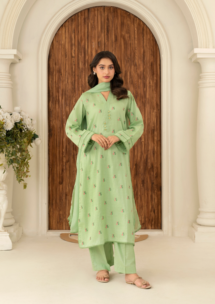 3Pc Embroidered Lawn FATAH-F25-0010