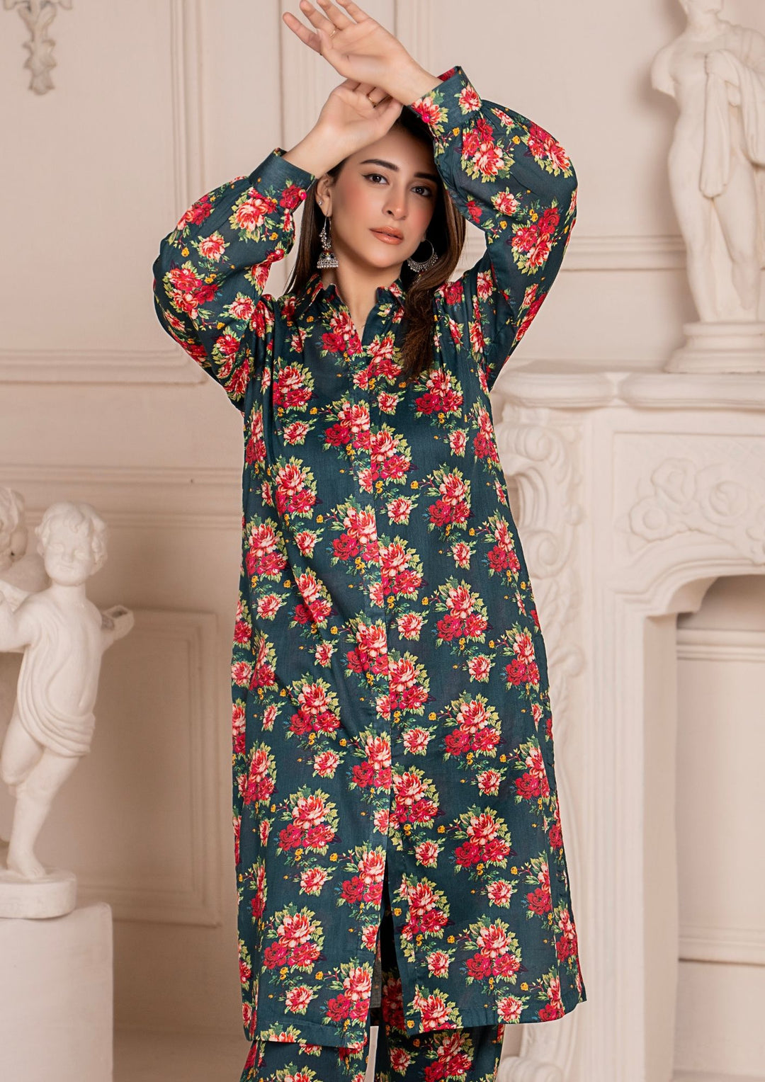 2Pc Digital Print Lawn Gulmeena-G26-0023