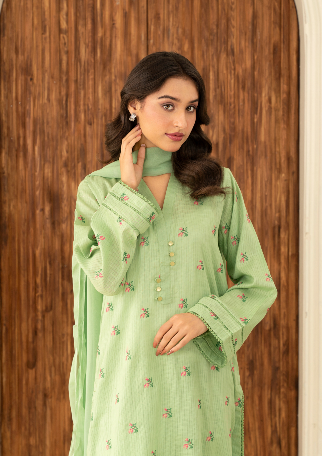 3Pc Embroidered Lawn FATAH-F25-0010