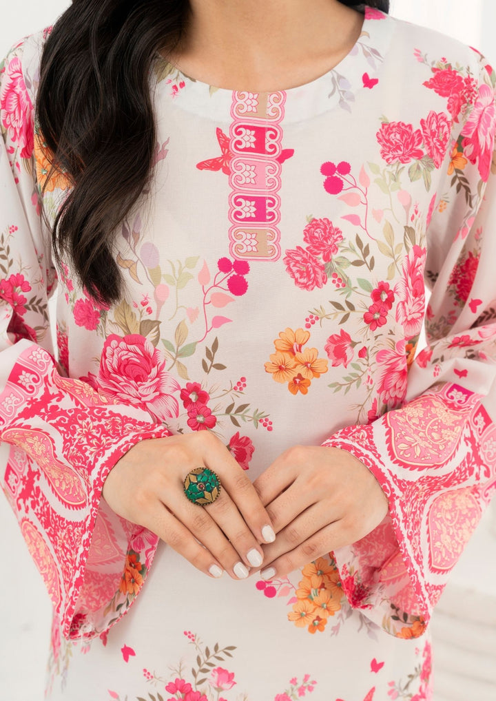 2Pc Printed Arabic Silk AML-W25-0049