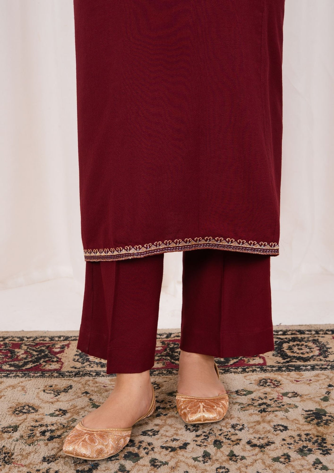 3pc Embroidered Alpine with Embroidered Border Shawl AML-W25-0026