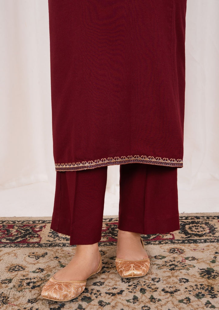 3pc Embroidered Alpine with Embroidered Border Shawl AML-W25-0026