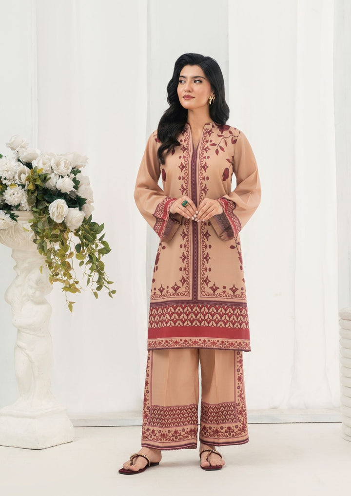 2Pc Printed Arabic Silk AML-W25-0050