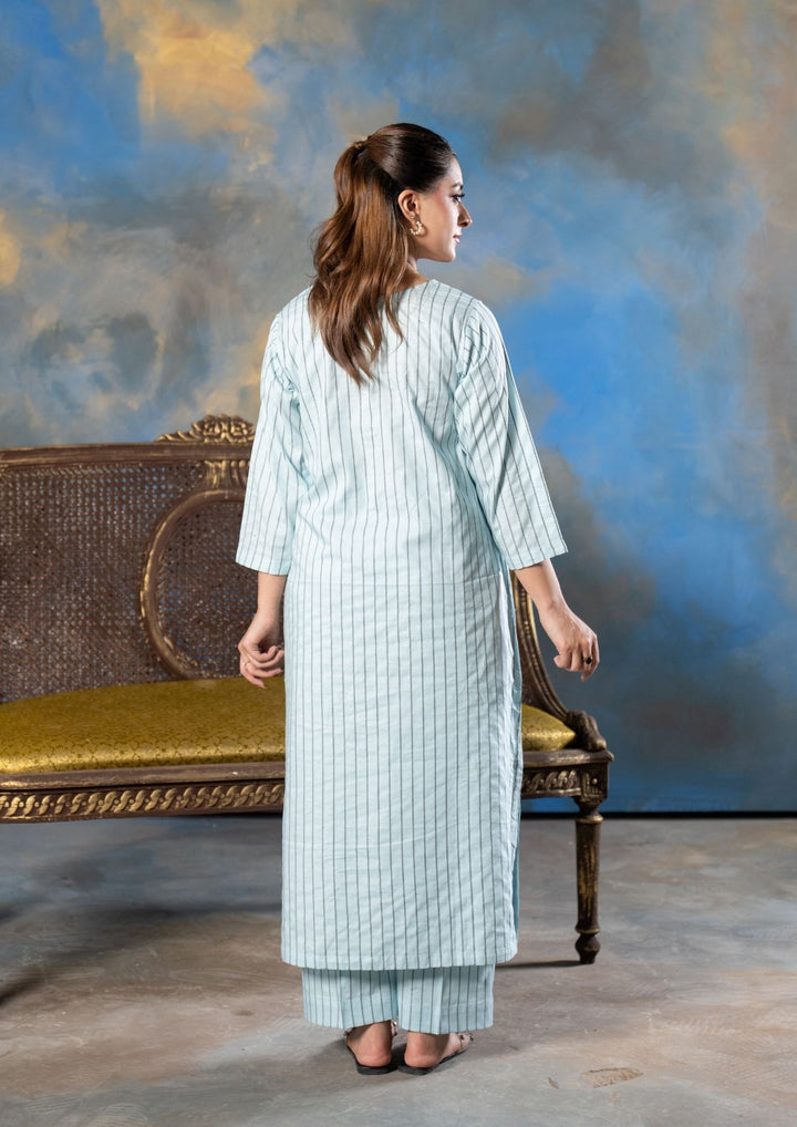 2Pc Bubble Lawn Ice Blue ROZ-R26-0017