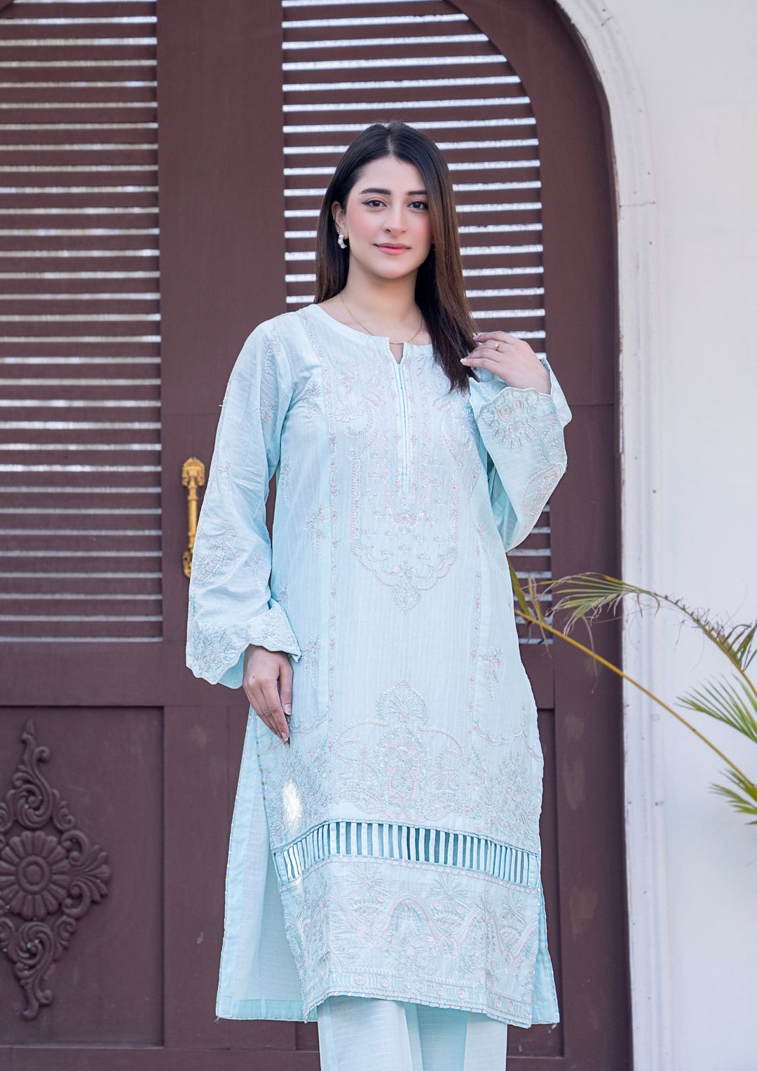 2Pc Embroidered Lawn SUM-M26-0006