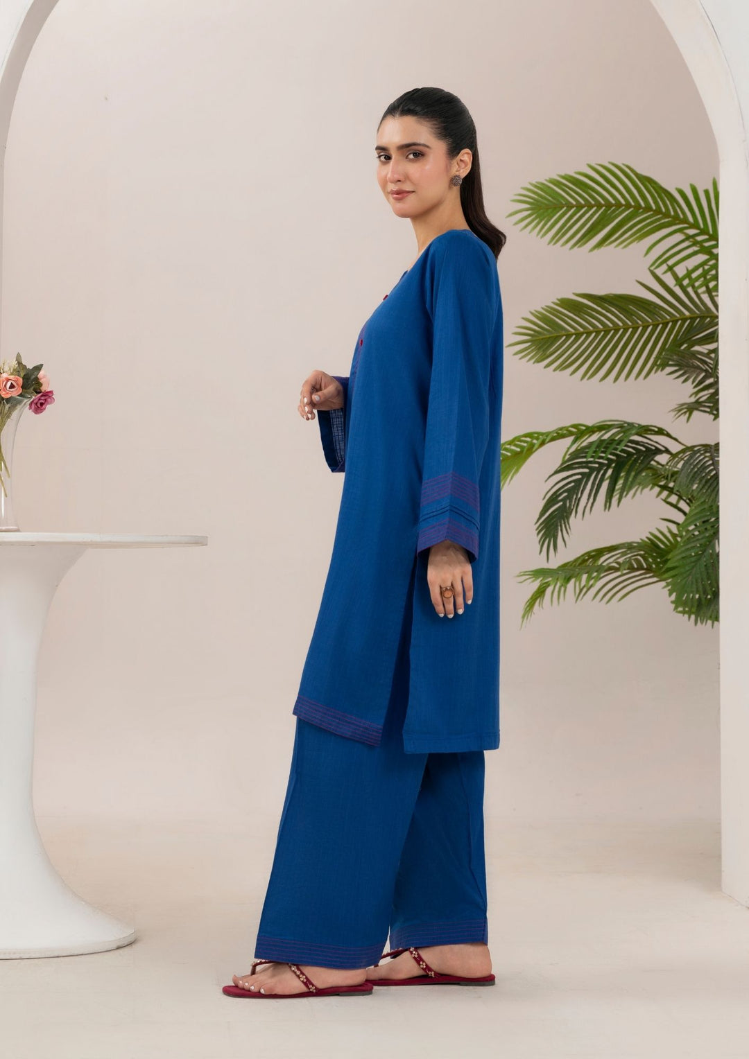 2pc Cotton Cord Set Rozana-S25-0002