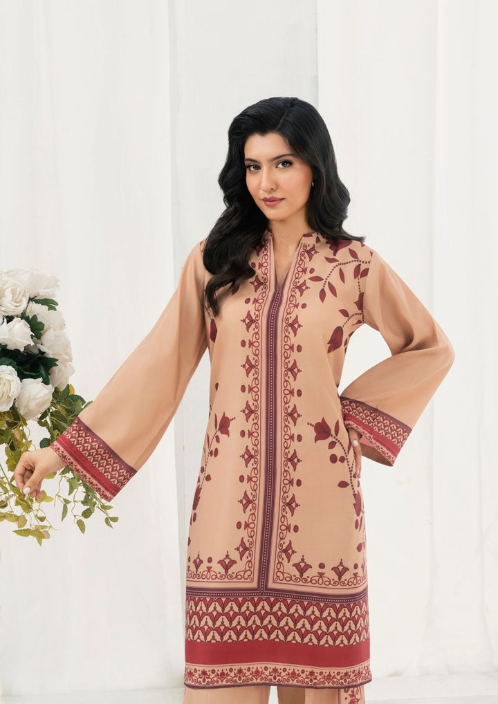 2Pc Printed Arabic Silk AML-W25-0050