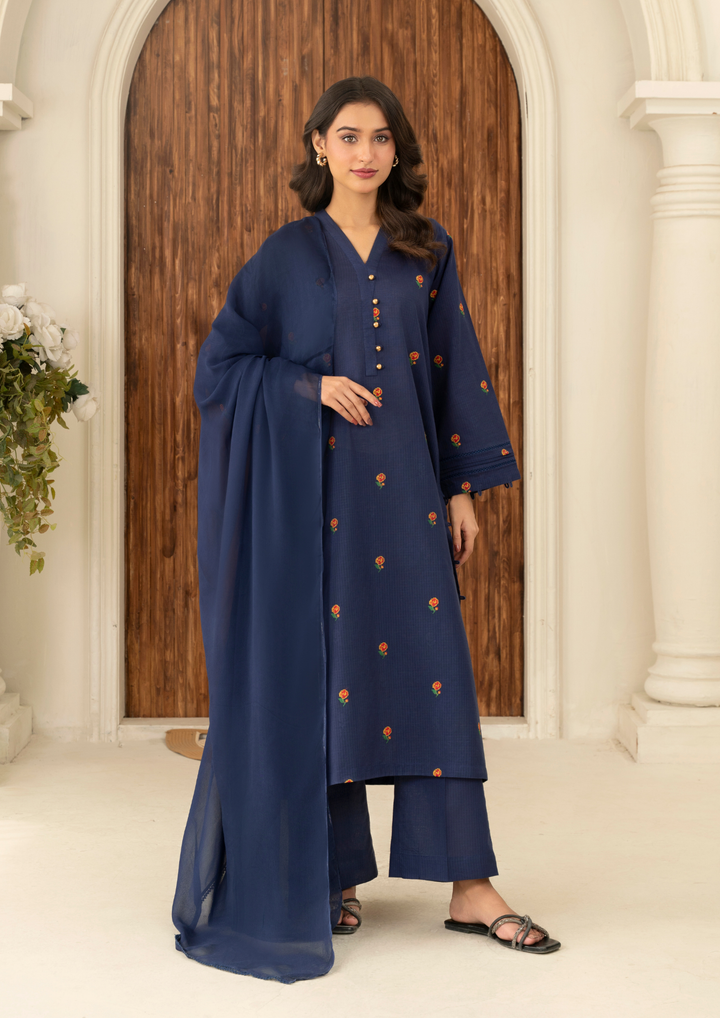 3Pc Embroidered Lawn FATAH-F25-0011