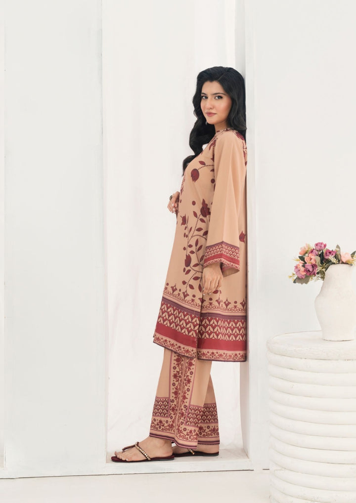 2Pc Printed Arabic Silk AML-W25-0050