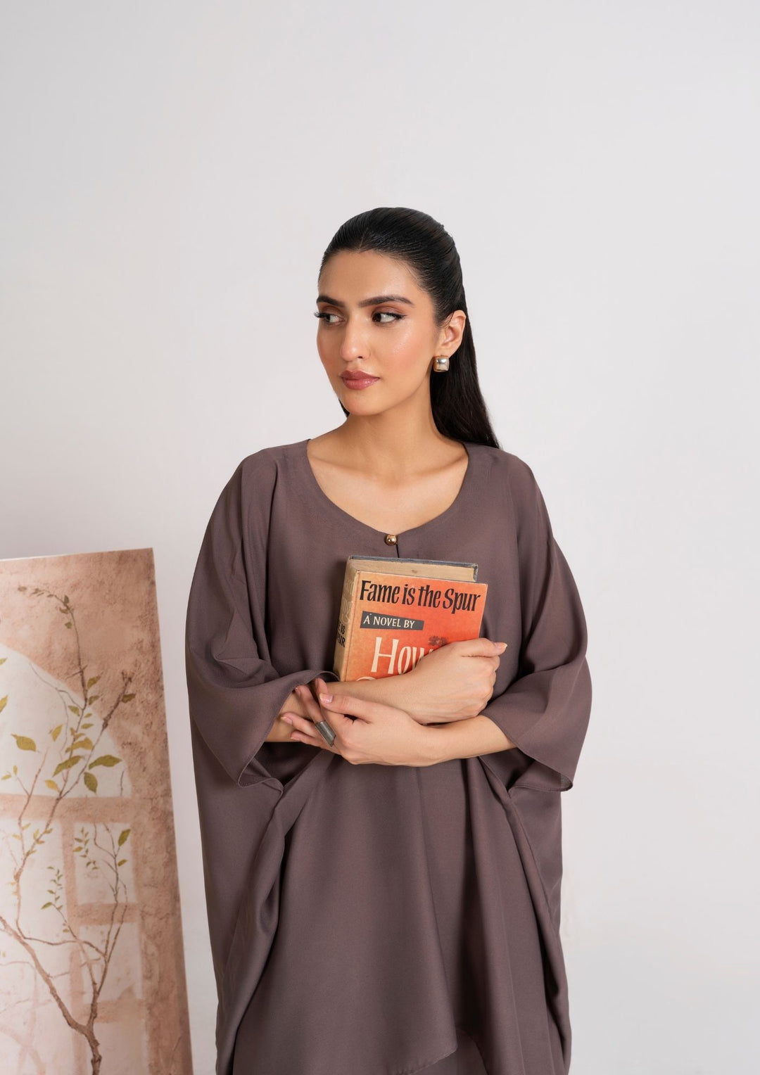 2PC Georgette Kaftan with Skirt JUPITER-F25-0004