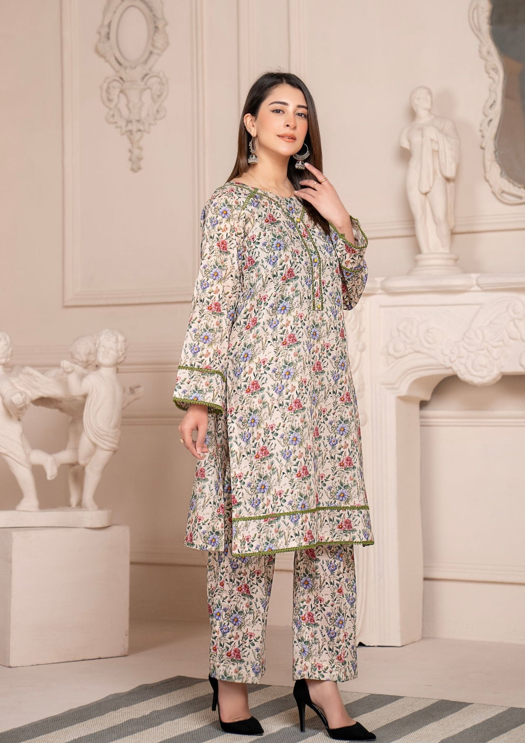 2Pc Digital Print Lawn Gulmeena-G26-0024