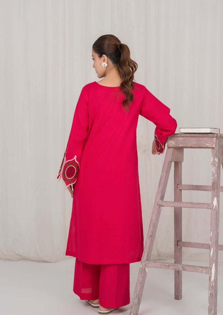 2Pc Hot Pink Embroidered Lawn RIW-R26-0011