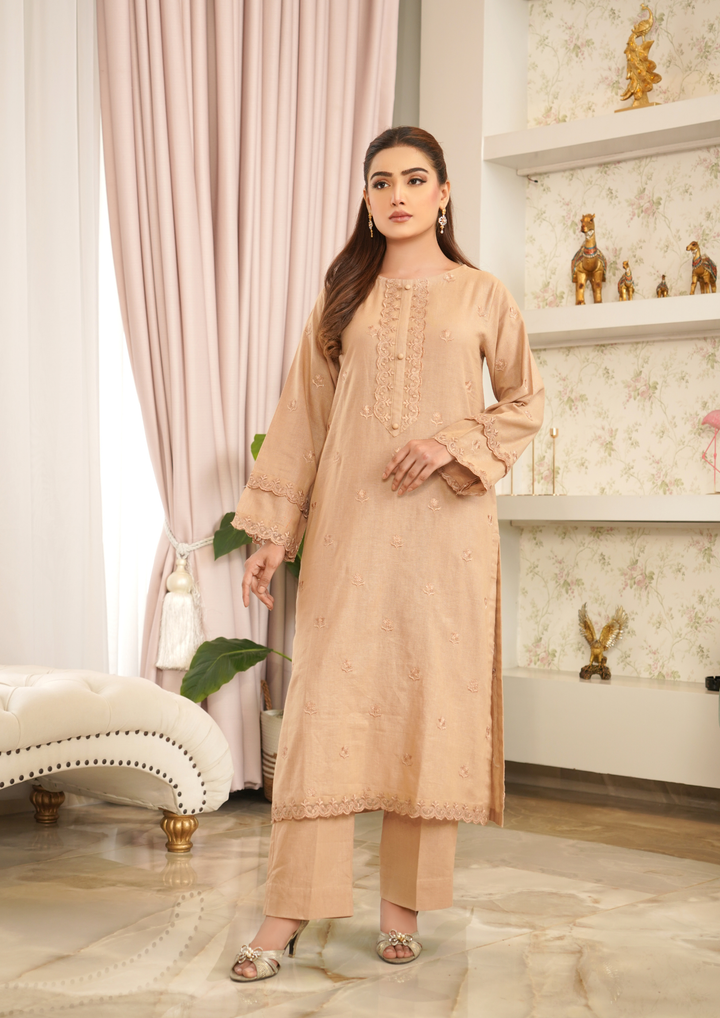 2pc Embroidered Khaddar W24-EMB-0001