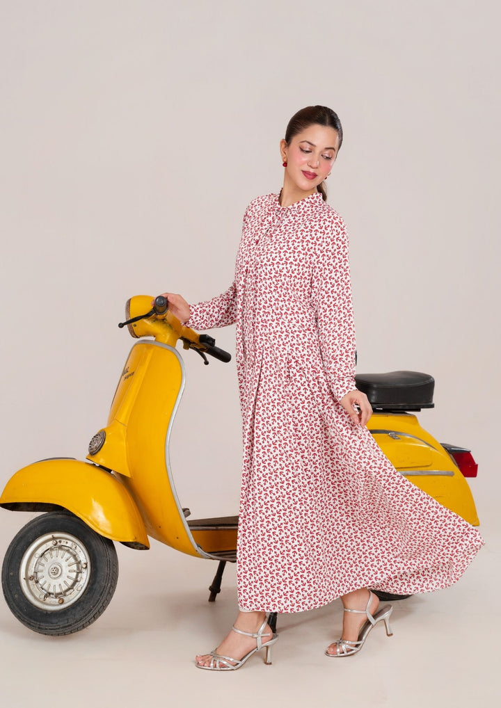 1Pc Digital Print Georgette Long Tunic JUPITER-F25-0035