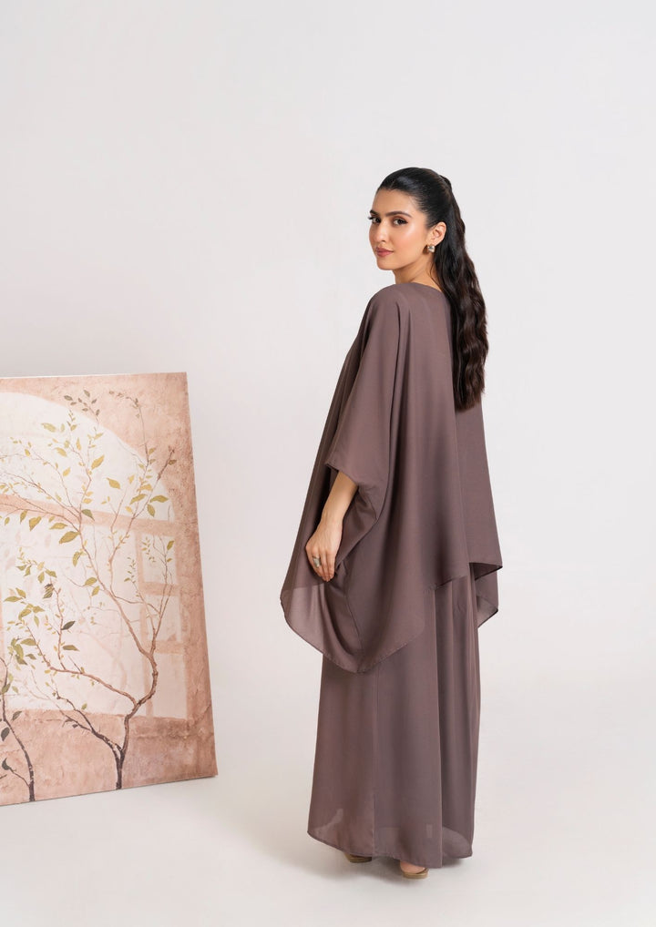 2PC Georgette Kaftan with Skirt JUPITER-F25-0004