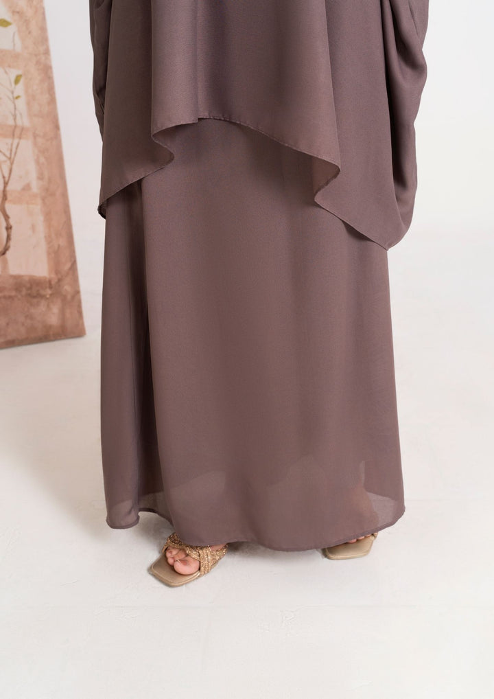 2PC Georgette Kaftan with Skirt JUPITER-F25-0004