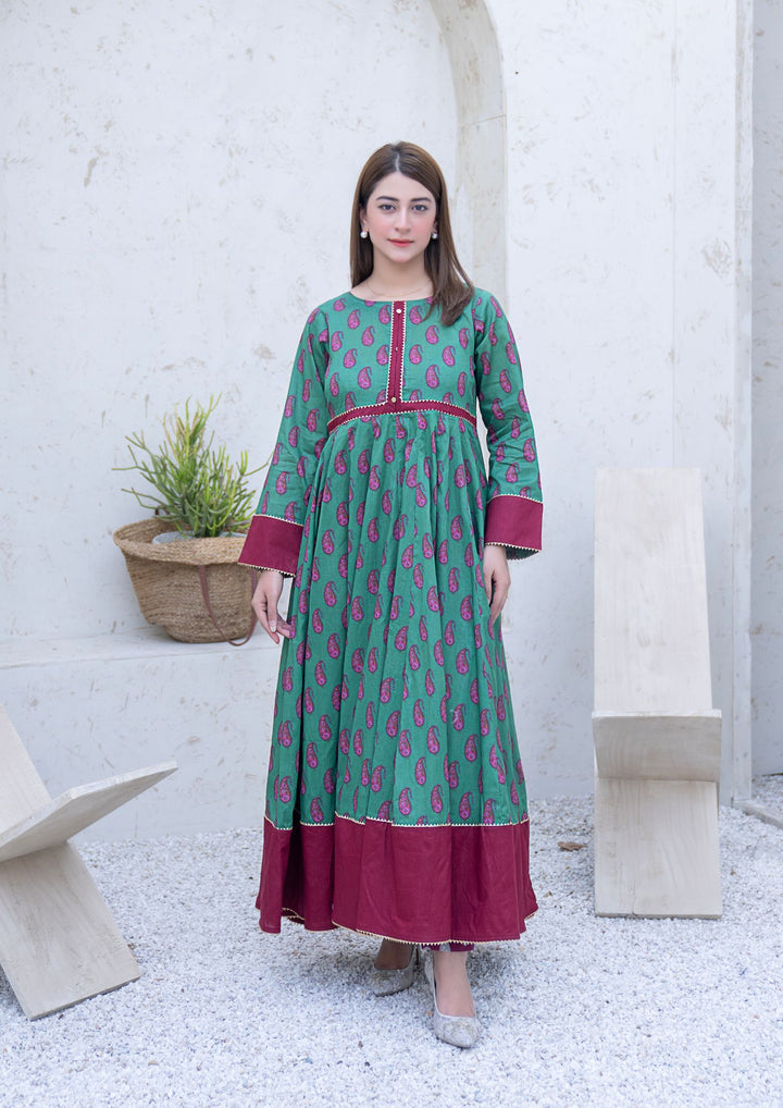 2Pc Digital Print Lawn Frock RIW-R26-0027