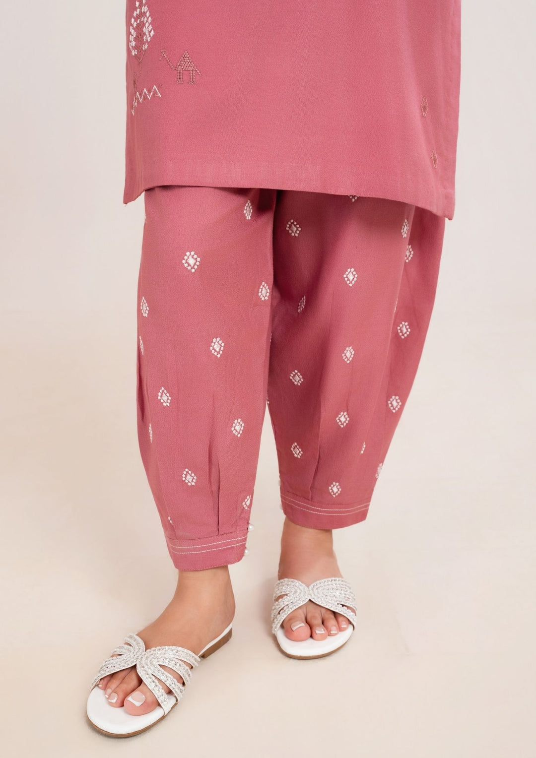 2Pc Embroidered Alpine Wool JUPITER-F25-0025