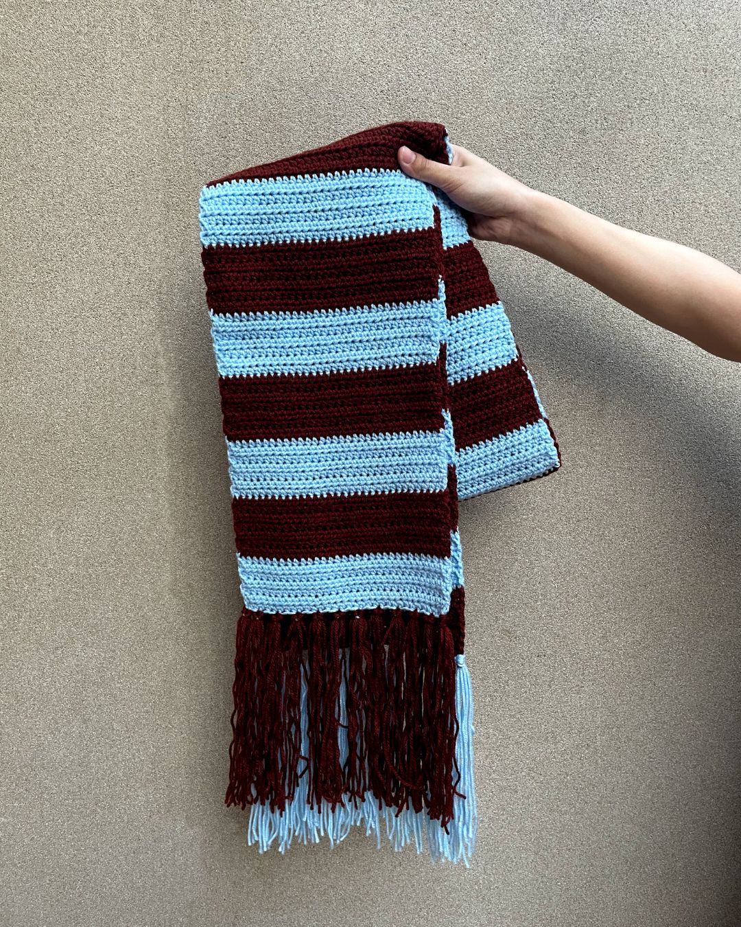 Striped scarf HCTB-S26-0007