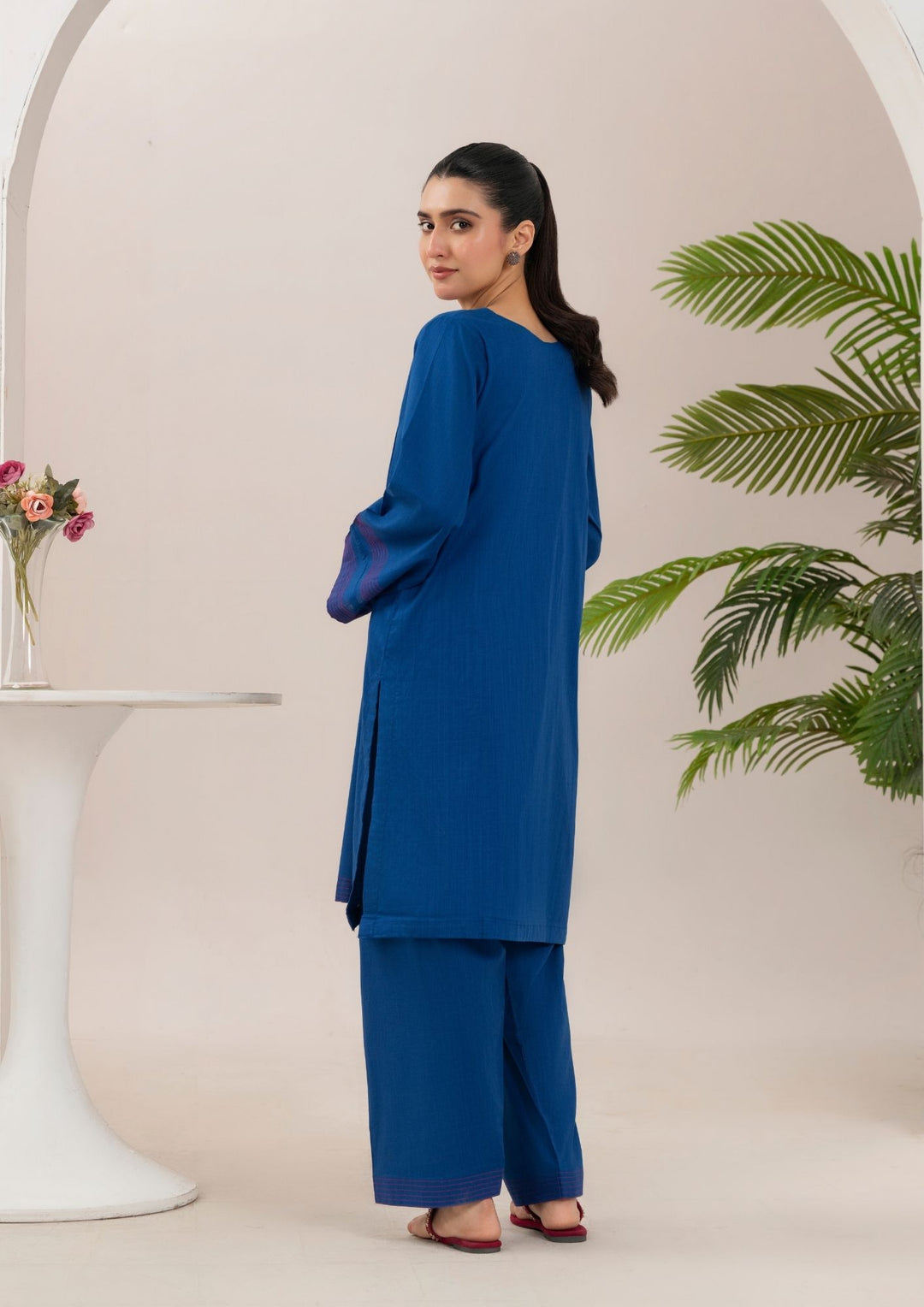 2pc Cotton Cord Set Rozana-S25-0002