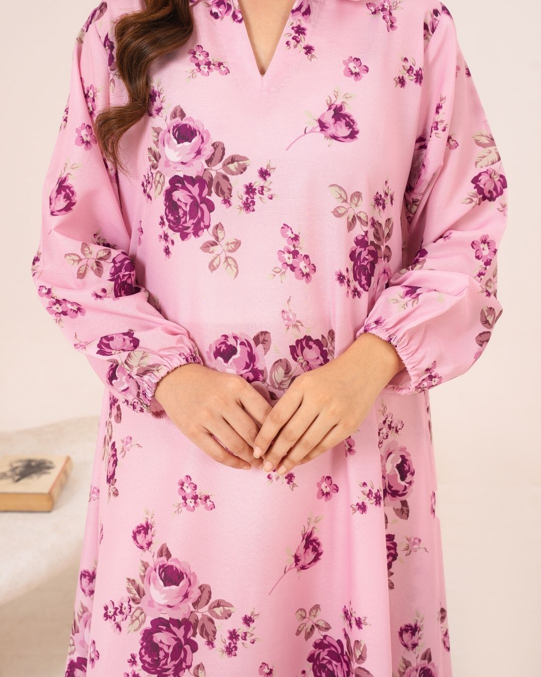 1Pc Digital Print Swiss Silk Long Tunic JUPITER-F25-0037