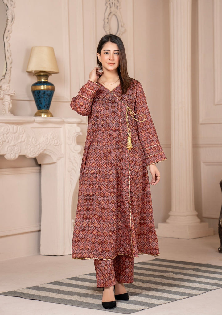 2Pc Digital Print Lawn Angrakha Gulmeena-G26-0022