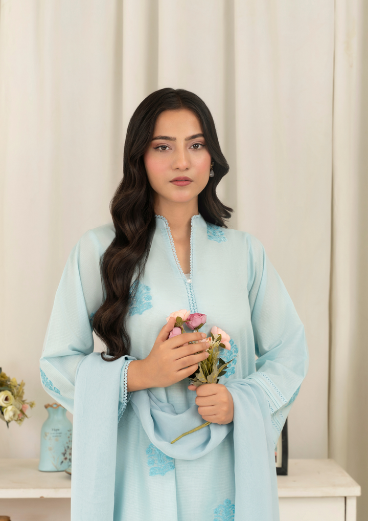3Pc Embroidered Lawn FATAH-F25-0012