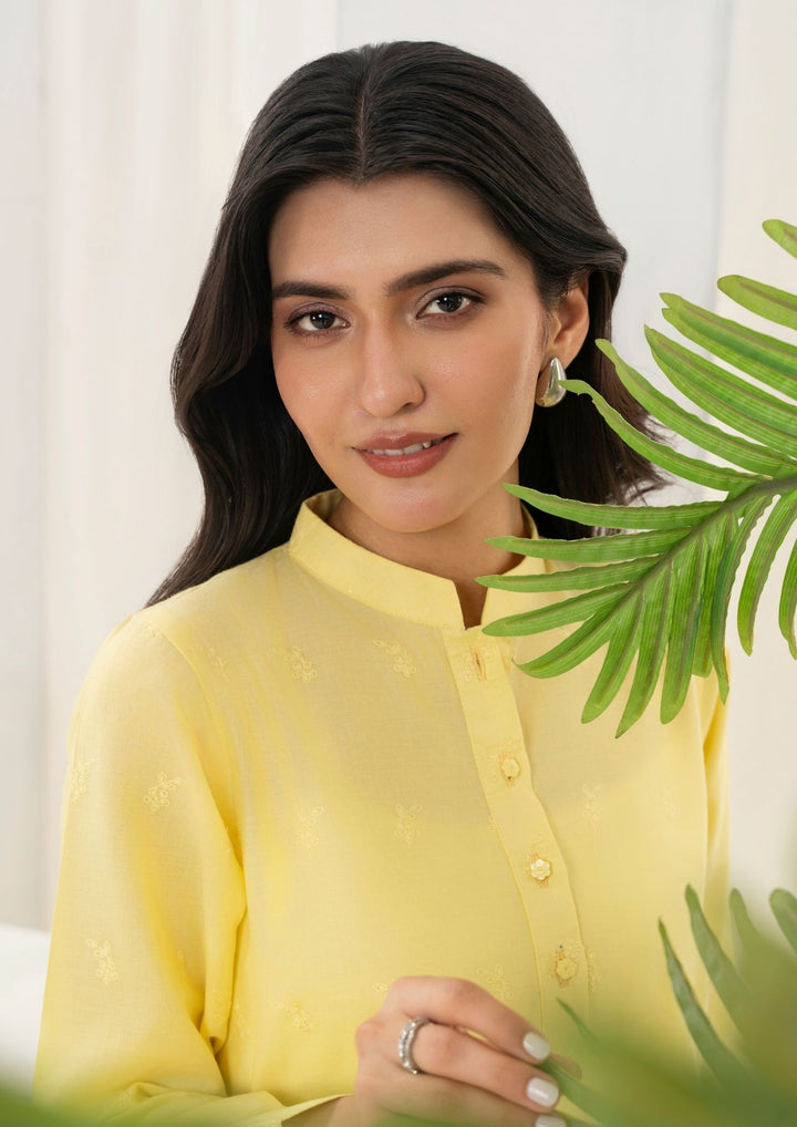 2pc Schiffli Embroidered Set Rozana-S25-0022