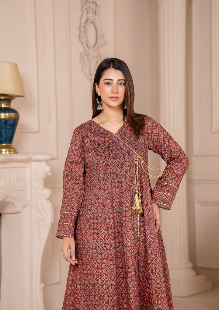 2Pc Digital Print Lawn Angrakha Gulmeena-G26-0022