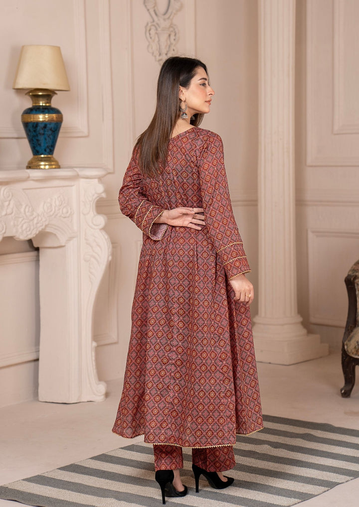 2Pc Digital Print Lawn Angrakha Gulmeena-G26-0022
