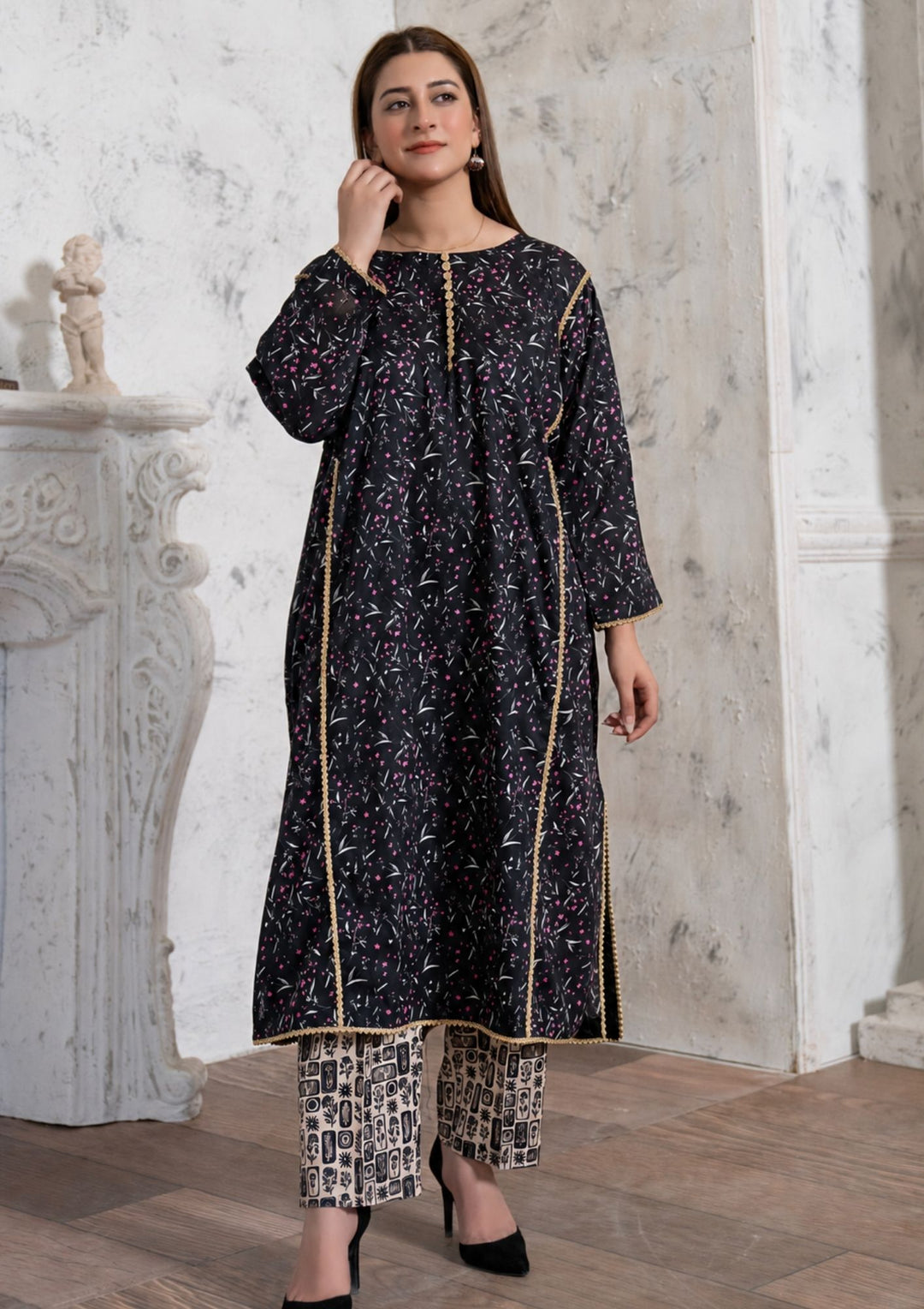 2Pc Digital Print Lawn Gulmeena-G26-0032