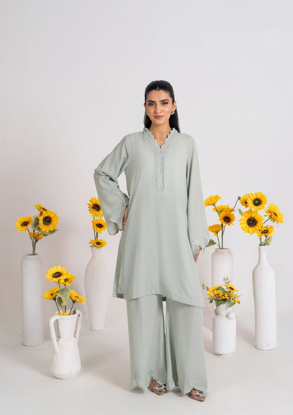 2PC Mint Mist Georgette JUPITER-F25-0005