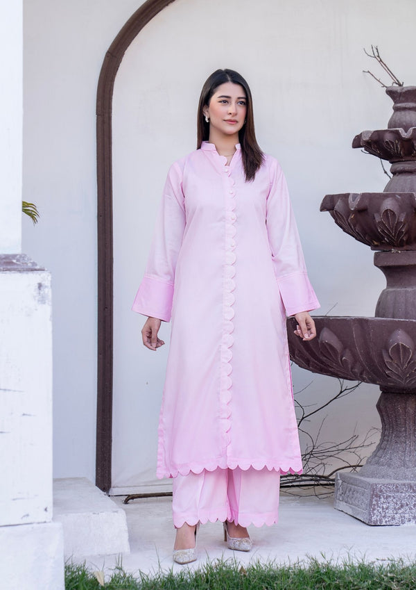 2Pc Digital Print Arabic Silk Lawn JUPITER-S26-0008