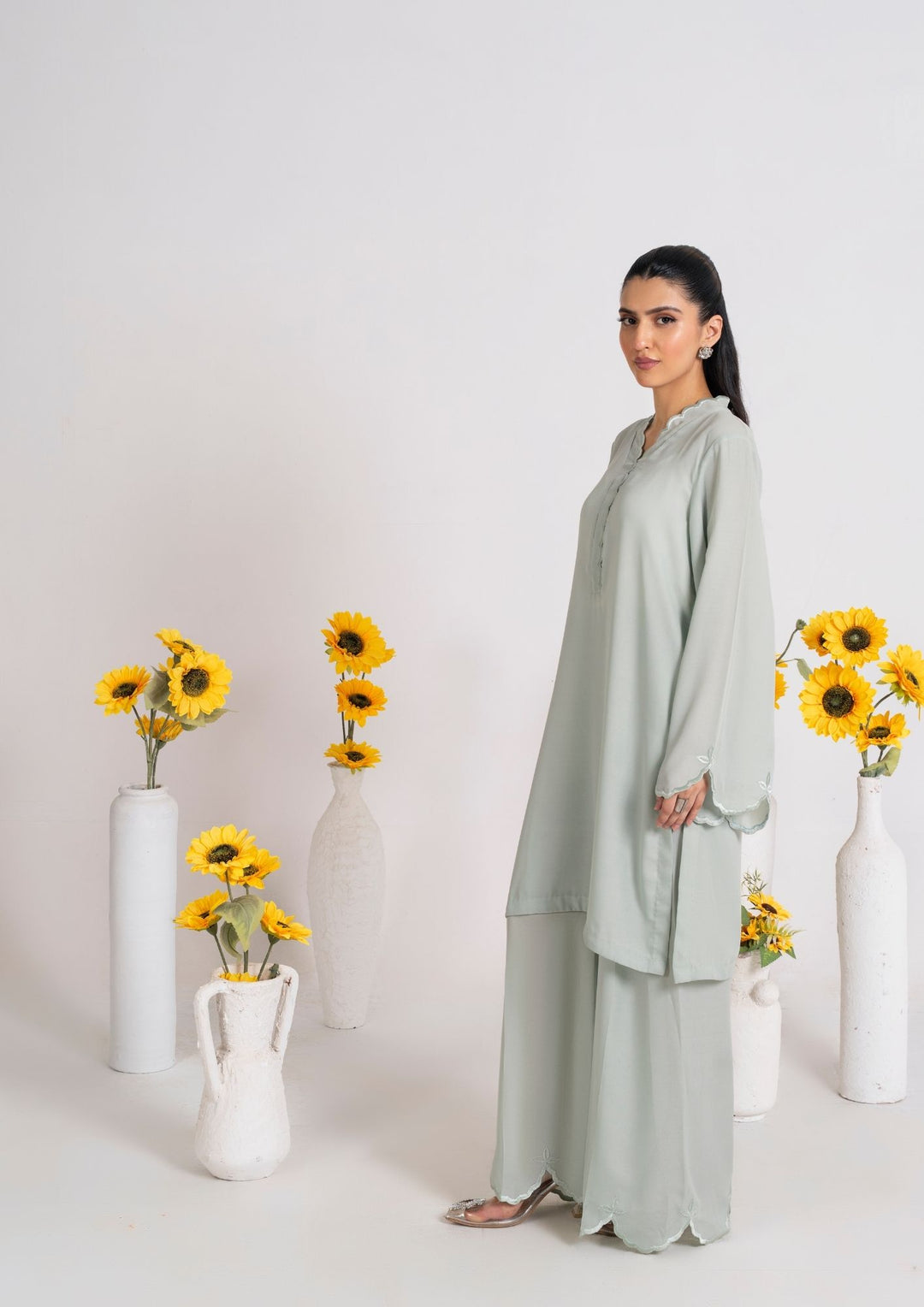 2PC Mint Mist Georgette JUPITER-F25-0005
